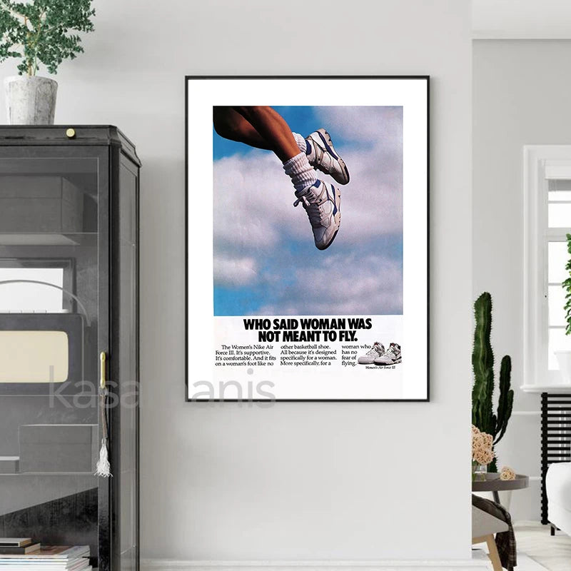 affiche art mural sneaker box moderne pour passionnés de sneakers