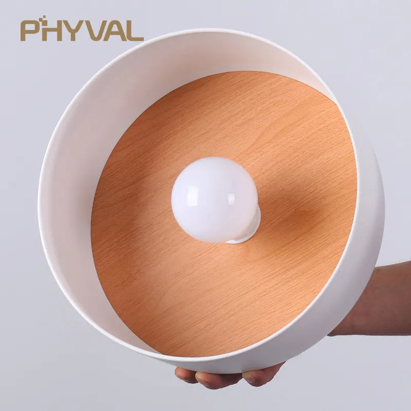 Plafonnier LEDs lumière nordique maison salon décor noir/blanc éclairage