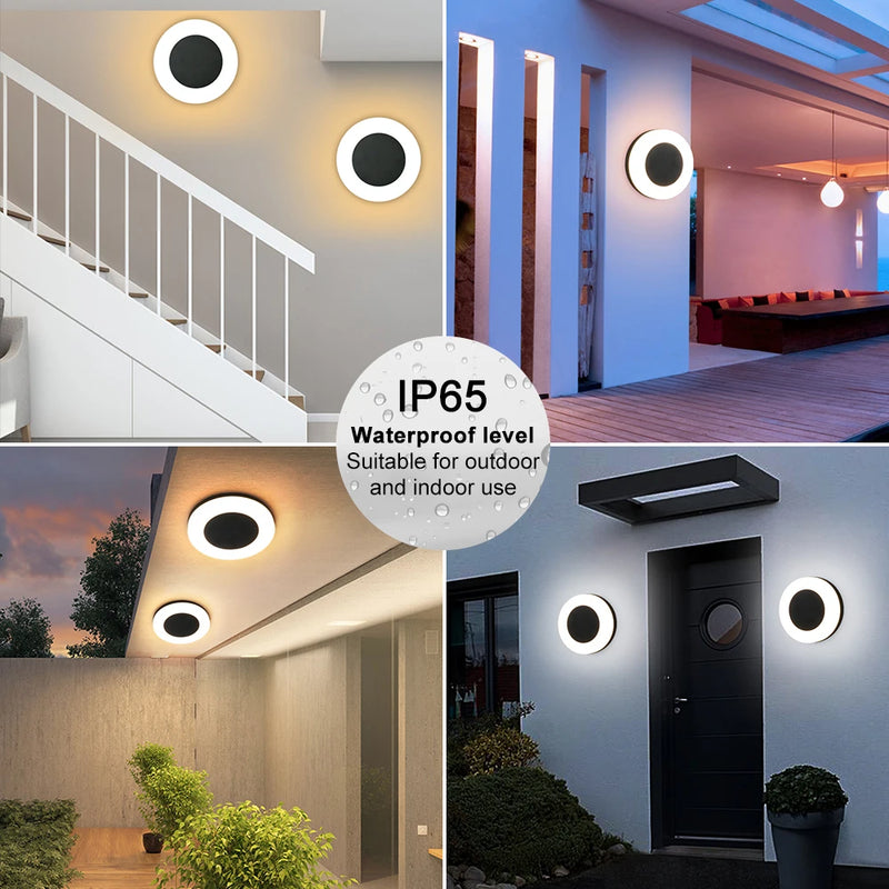 Led porche lumière en aluminium Ip65 applique murale extérieure balcon applique extérieure mur/plafond monté Applique murale extérieure capteur de mouvement