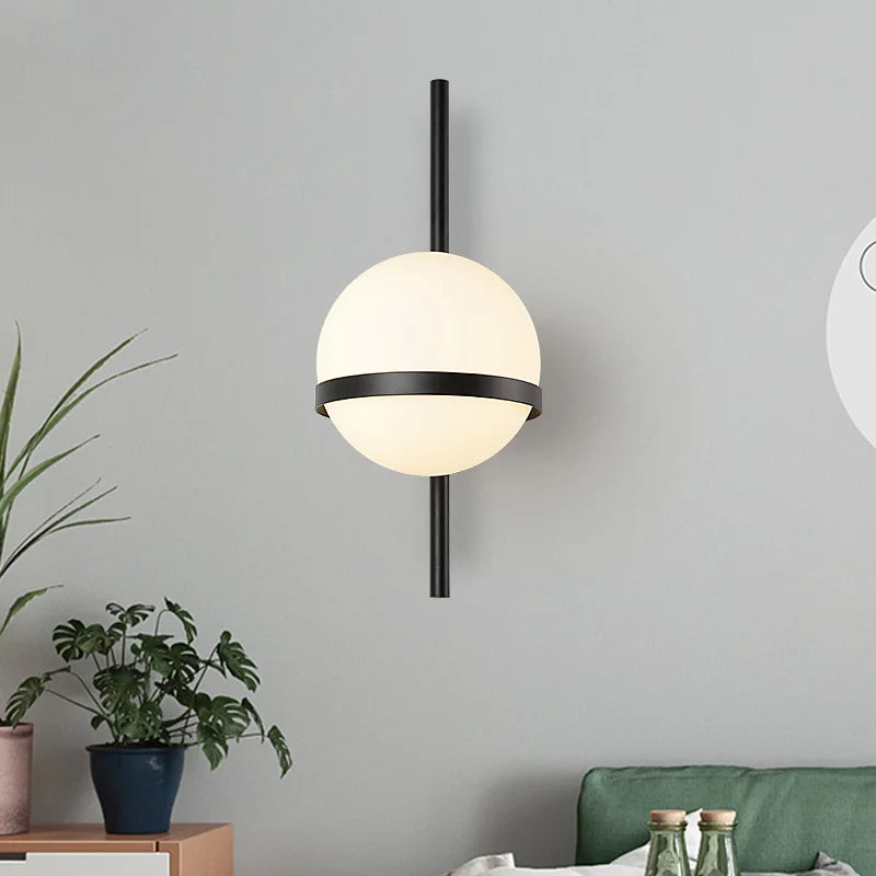Applique murale led verre éclairage intérieur maison