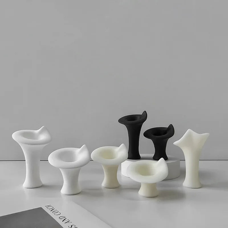 moule en silicone pour chandelier d'aromathérapie décoratif à faire soi-même
