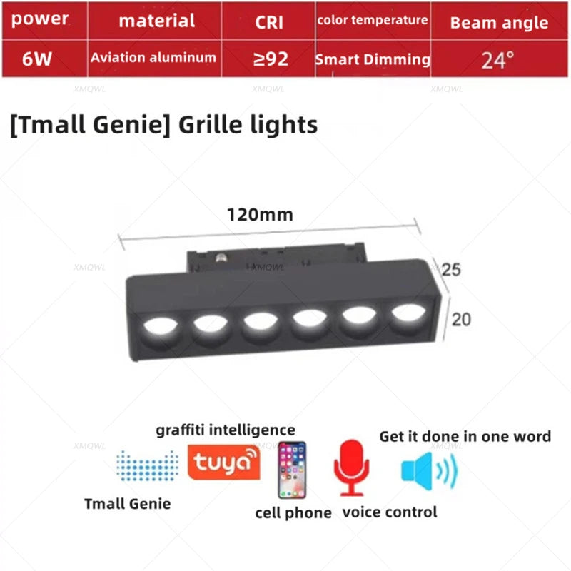 lampe intelligente à commande vocale avec éclairage intégré