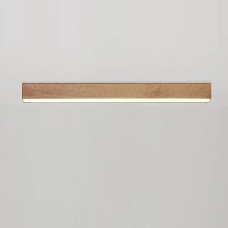 plafonnier led nordique en bois design minimaliste pour intérieur moderne