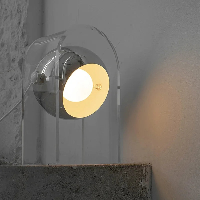 lampe de chevet design en acrylique pour intérieur moderne