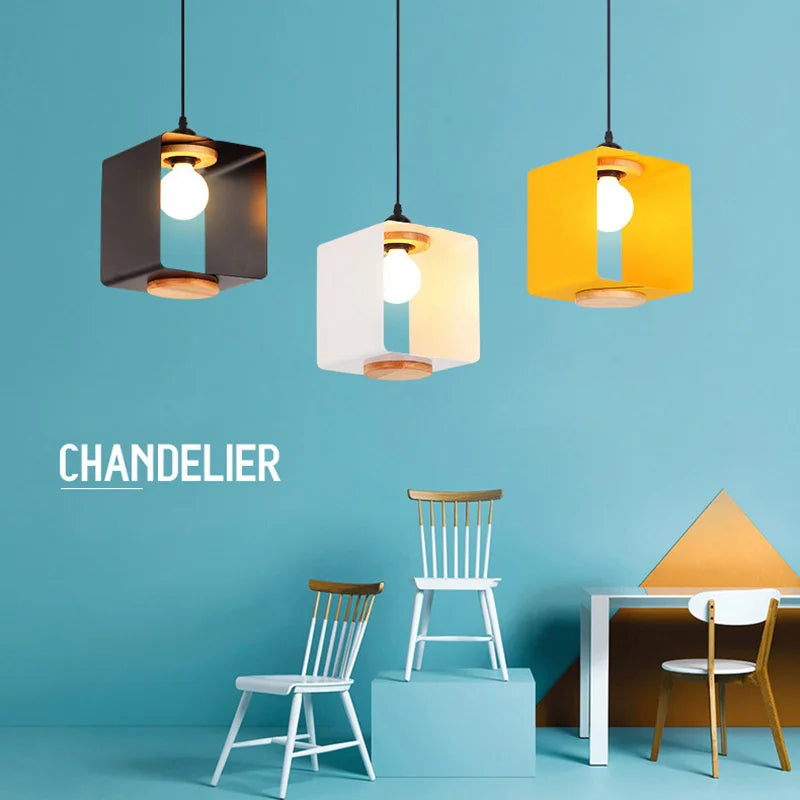 suspension moderne nordique nouvelle 2023 macaron décor