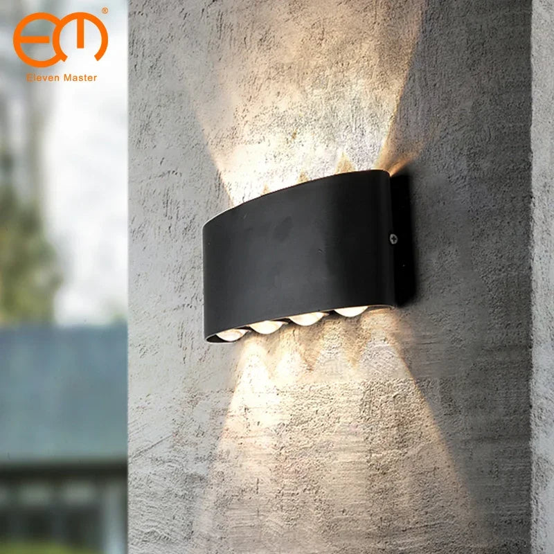 applique murale led extérieure étanche en aluminium zbw0010