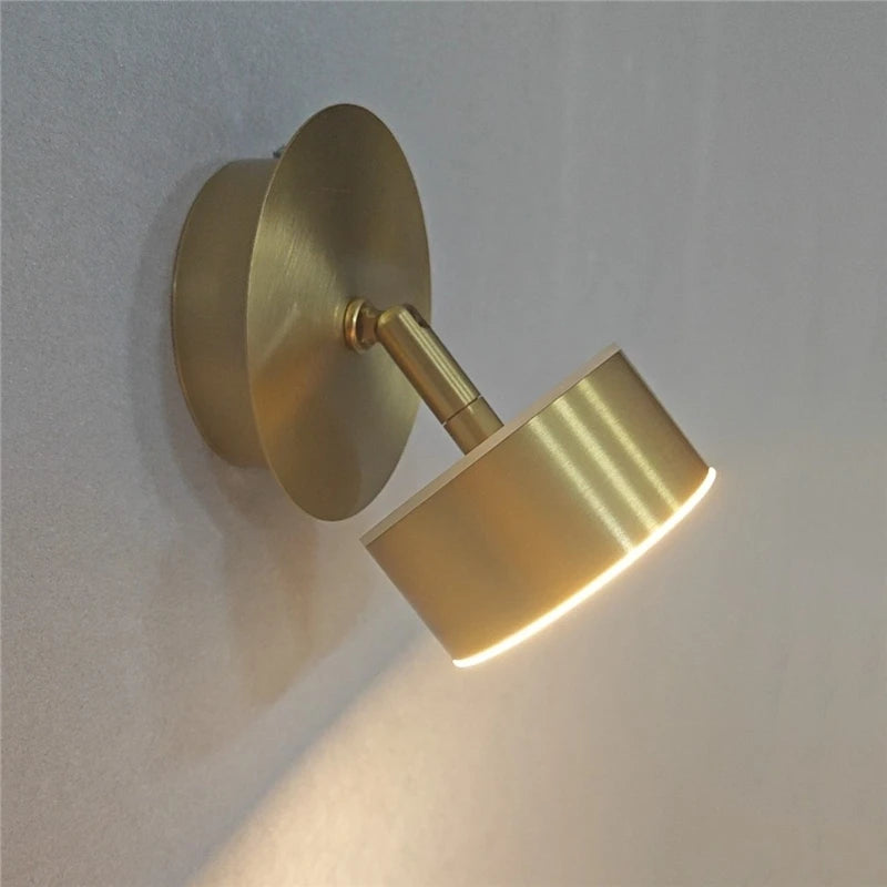 applique murale led réglable moderne en fer d'art décoratif