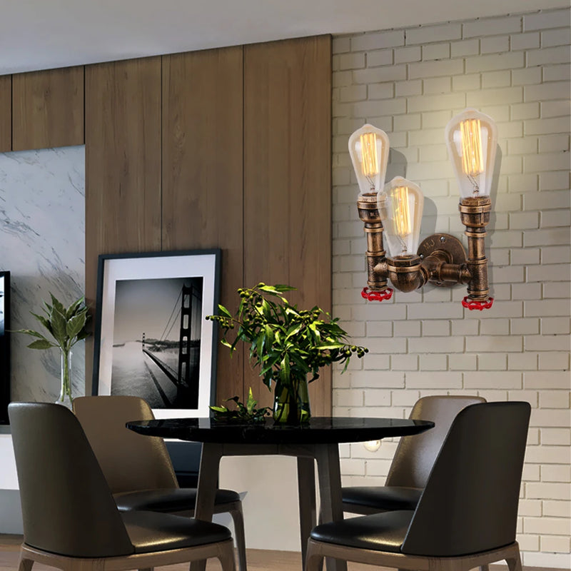 Appliques murales industrielles Vintage