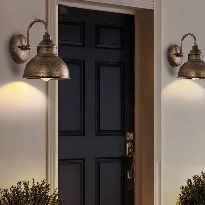 applique murale étanche style industriel pour extérieur jardin et cour