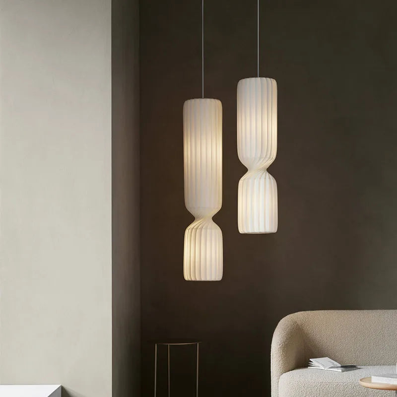 lustre japonais silencieux grande hauteur pour loft duplex restaurant
