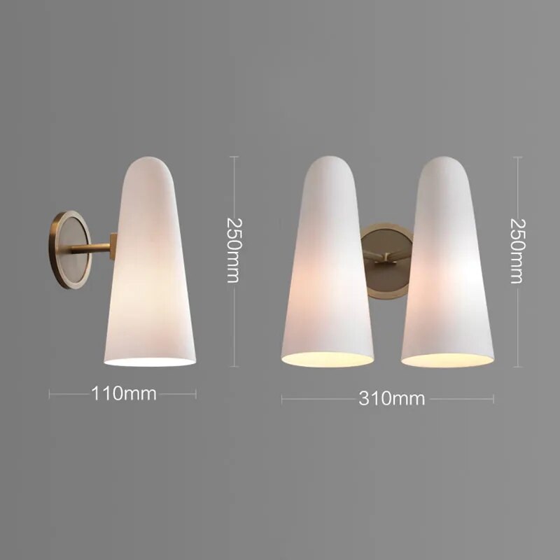 Applique murale en cuivre de Style américain