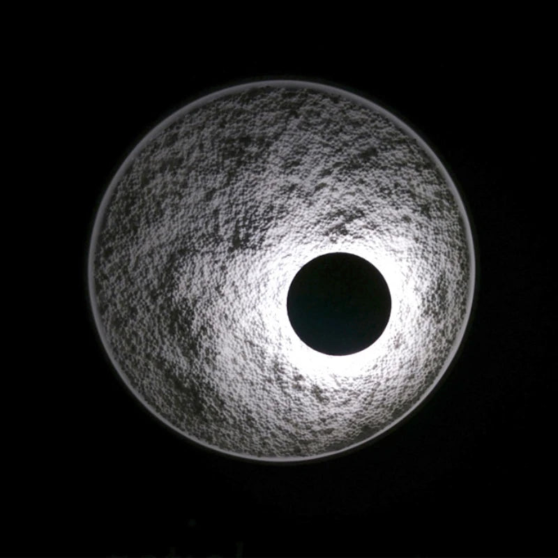 applique murale lune moderne en résine décorative à led