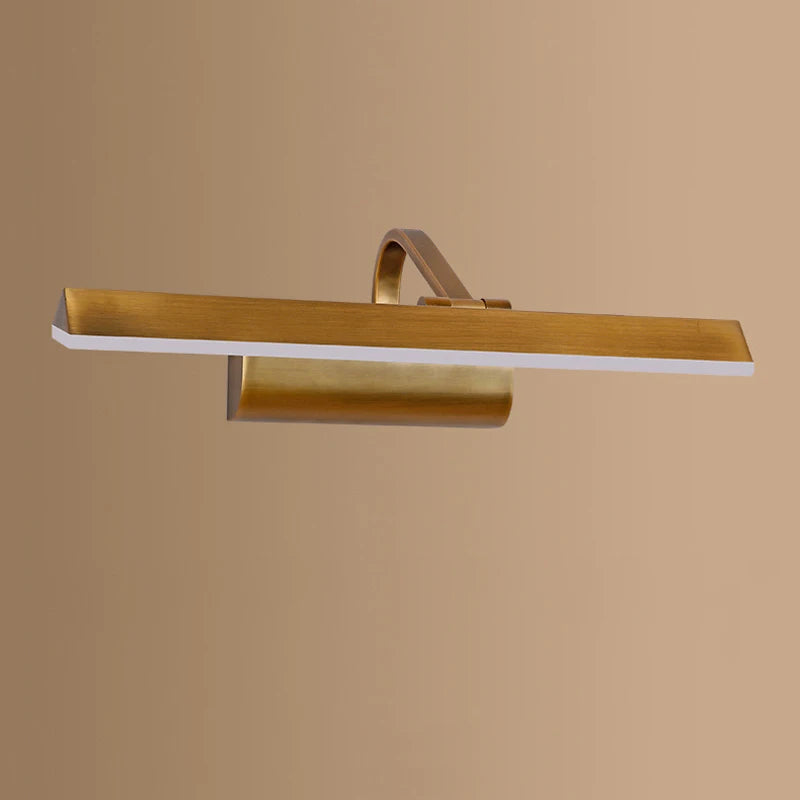 applique murale vintage triangle led lumière cosmétique bronze