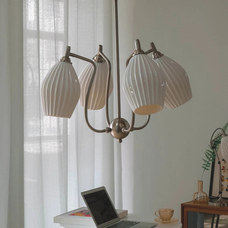 lustre bauhaus français en céramique pour intérieur élégant