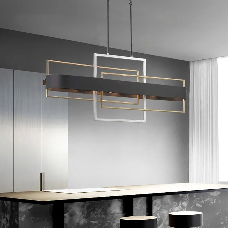 lustre d'art nordique pour bar restaurant et salon de beauté