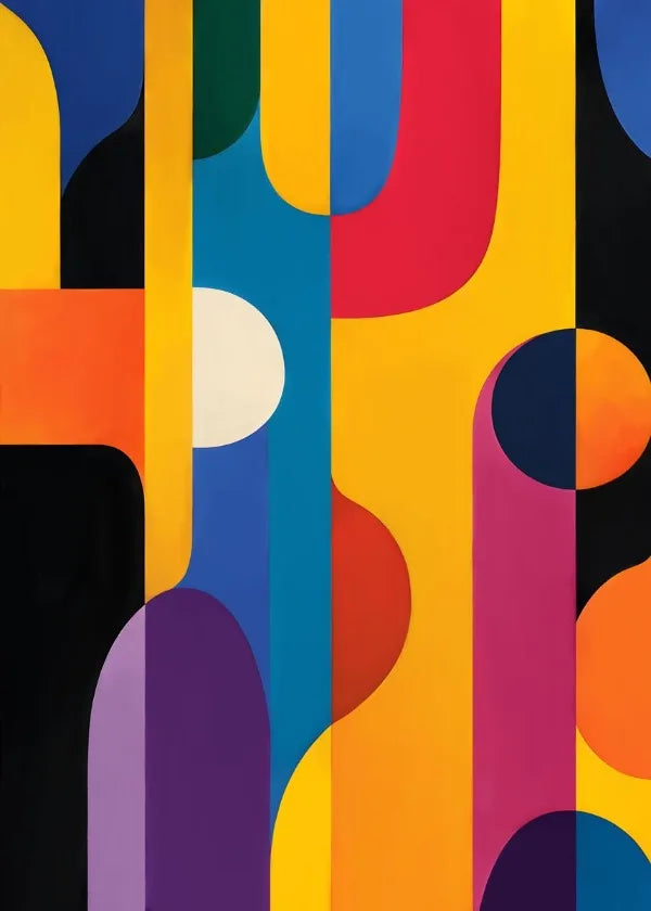 peinture abstraite décorative pour une ambiance esthétique moderne