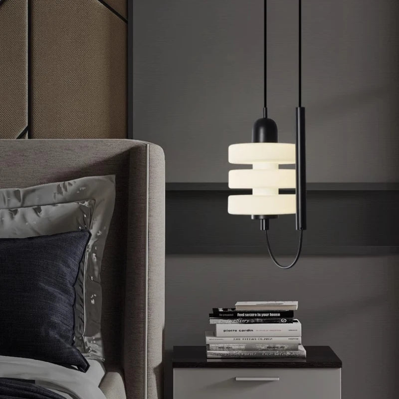 lustre en verre nordique pour décoration intérieure moderne