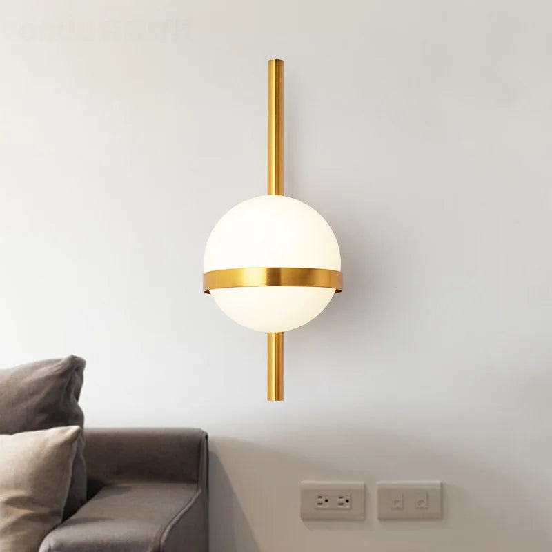 Applique murale led verre éclairage intérieur maison