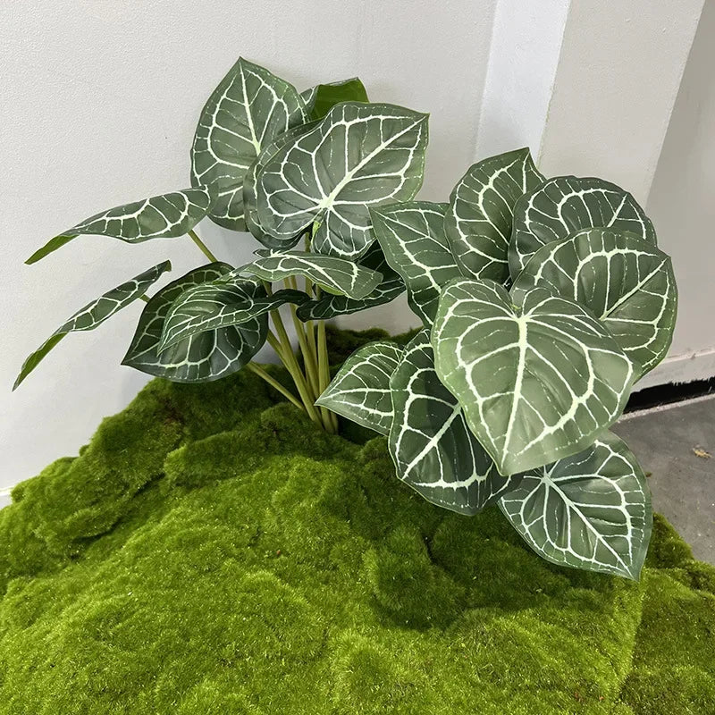 plantes artificielles feuillage de palmier décoration florale pour commerces