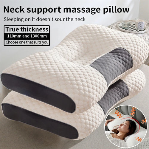 oreiller cervical orthopédique en fibre de soja pour un sommeil réparateur