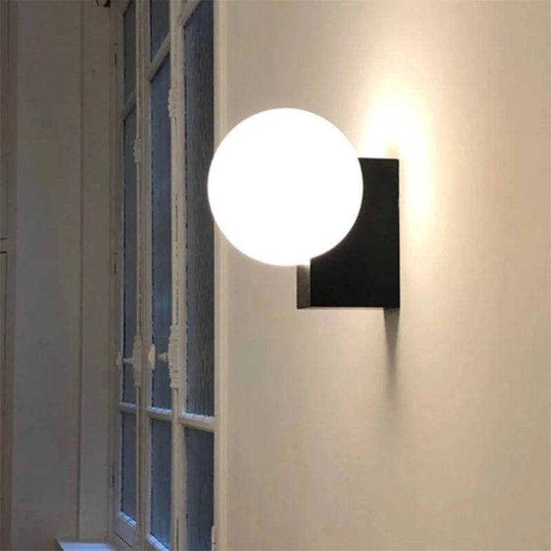 Applique murale Led ronde minimaliste