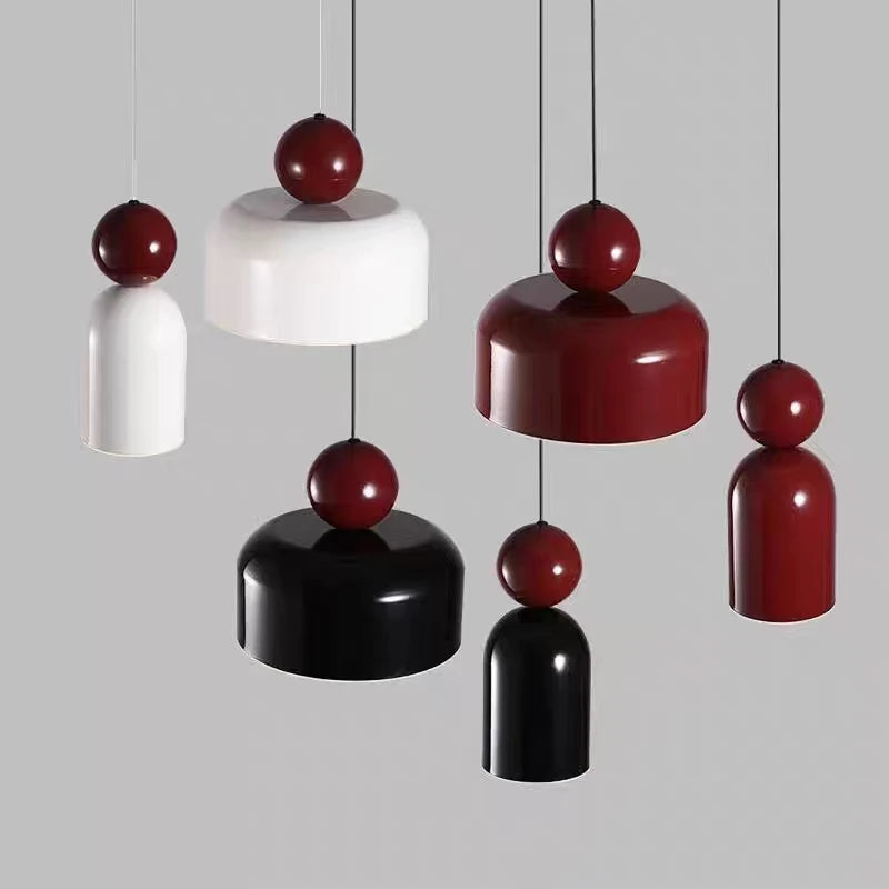 lampes suspendues nordiques réglables en fil métallique