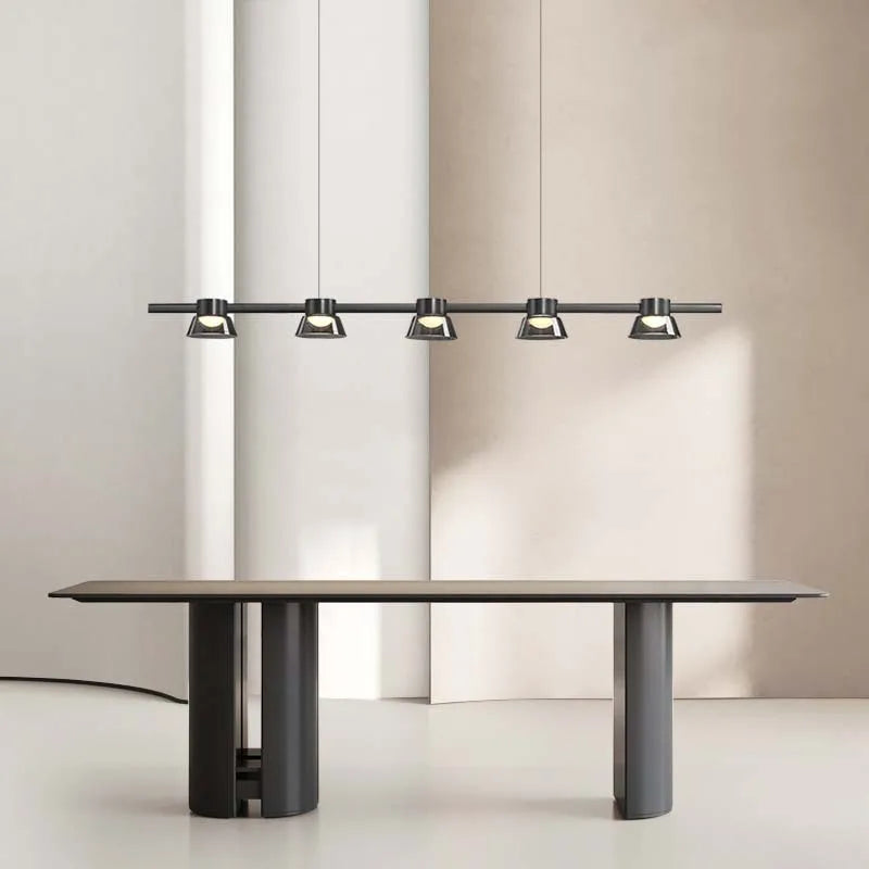 lustre moderne minimaliste led en verre design nordique suspendu