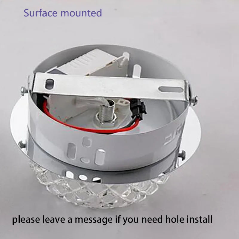 plafonnier en cristal led design moderne pour intérieur élégant