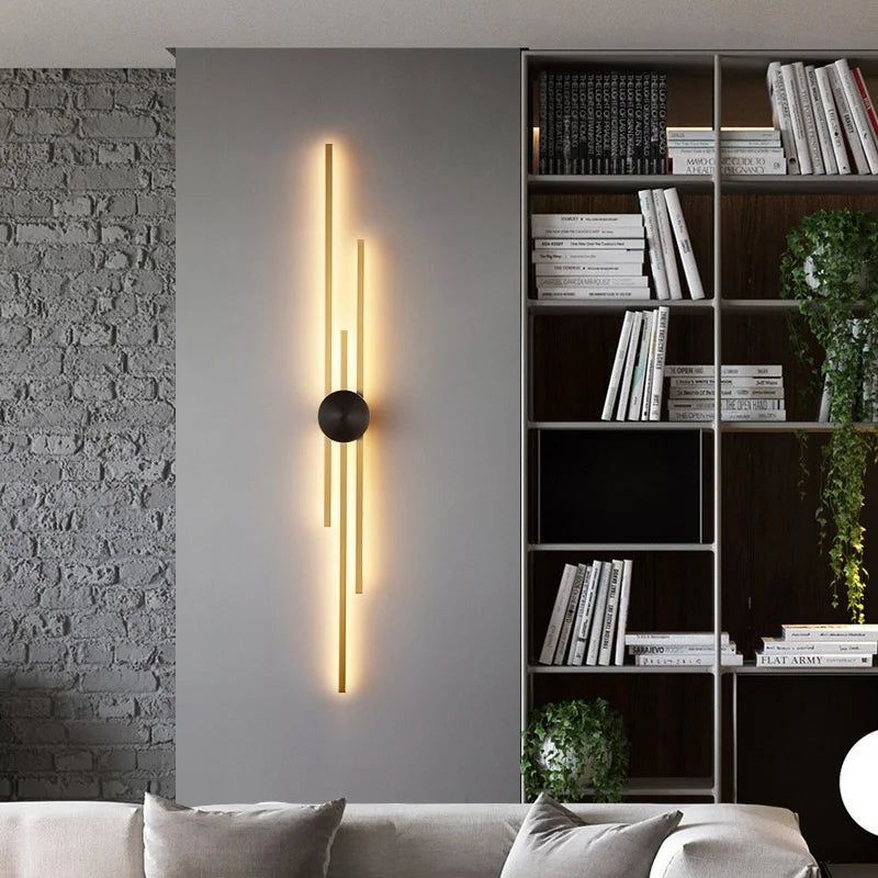 Applique murale longue LED moderne