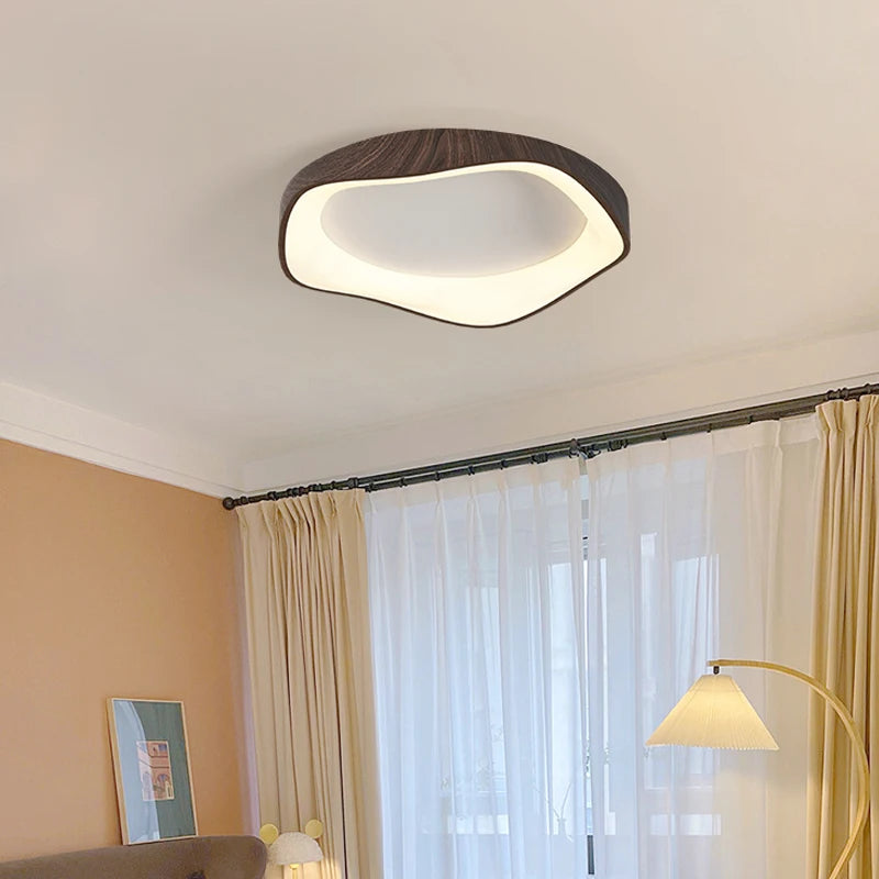 Plafonnier LED moderne minimaliste noir blanc gris en forme de fleur pour salon salle à manger chambre étude éclairage