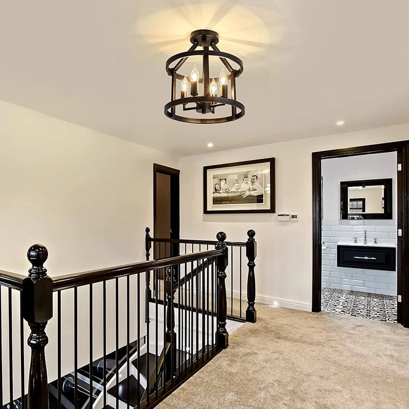 lustre rétro américain vintage pour salon et cuisine