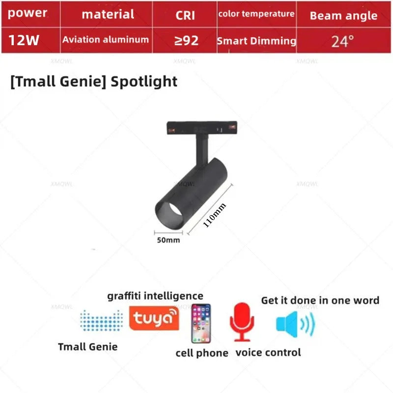 lampe intelligente à commande vocale avec éclairage intégré