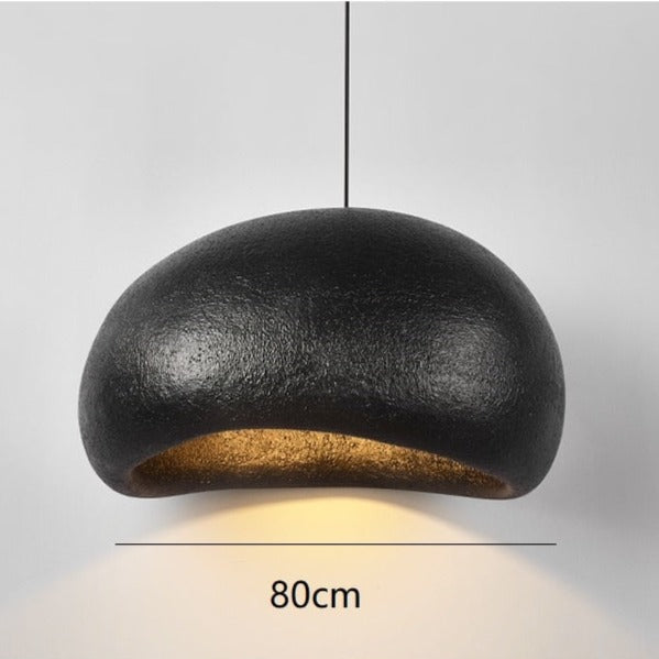 Suspension design avec abat-jour incurvé Akane