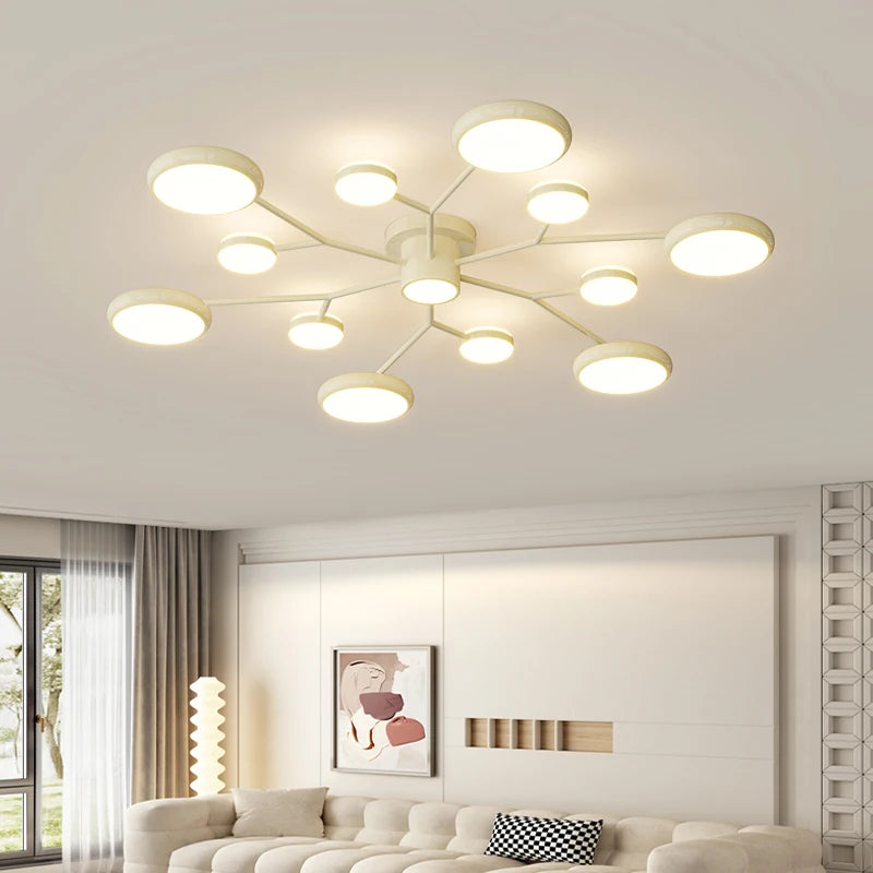 Plafonnier led moderne lumineux pour décoration intérieure suspendu