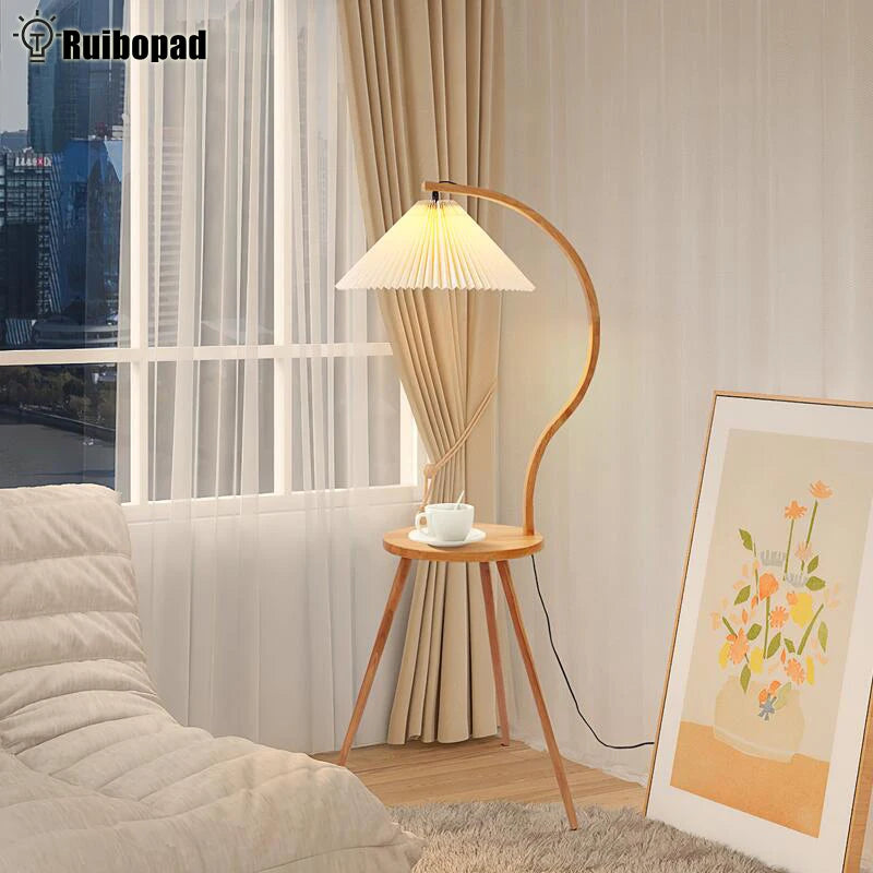 Lampadaires Led en bois