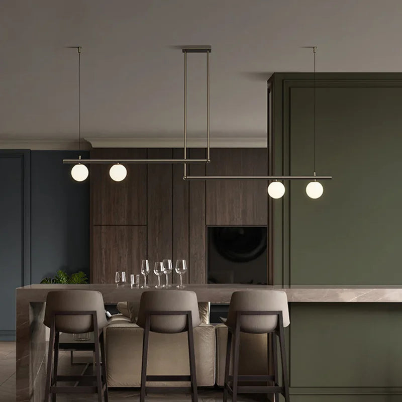 Lustre de salon minimaliste moderne