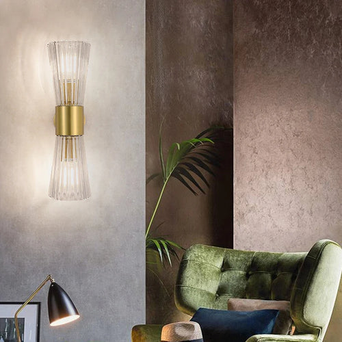 luxe et modernes applique murale en cristal pour hôtel