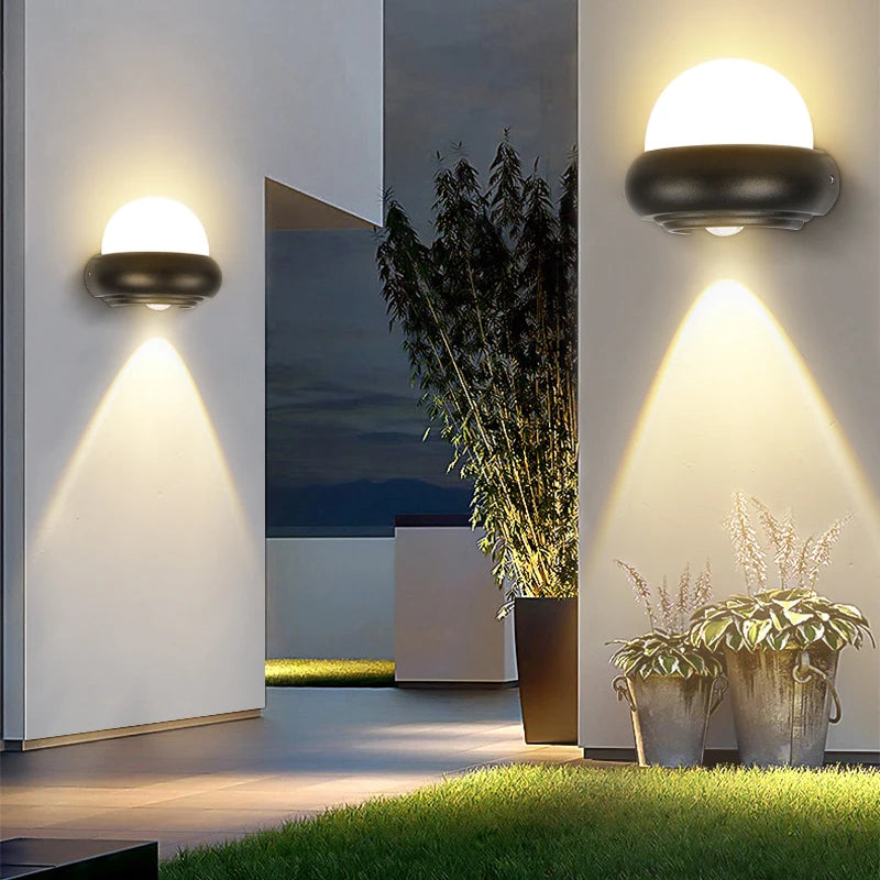 applique murale led moderne pour extérieur et jardin