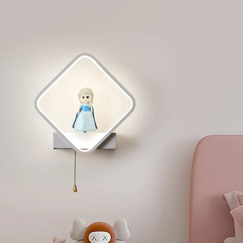 Applique murale minimaliste moderne d'astronaute nordique sans câblage