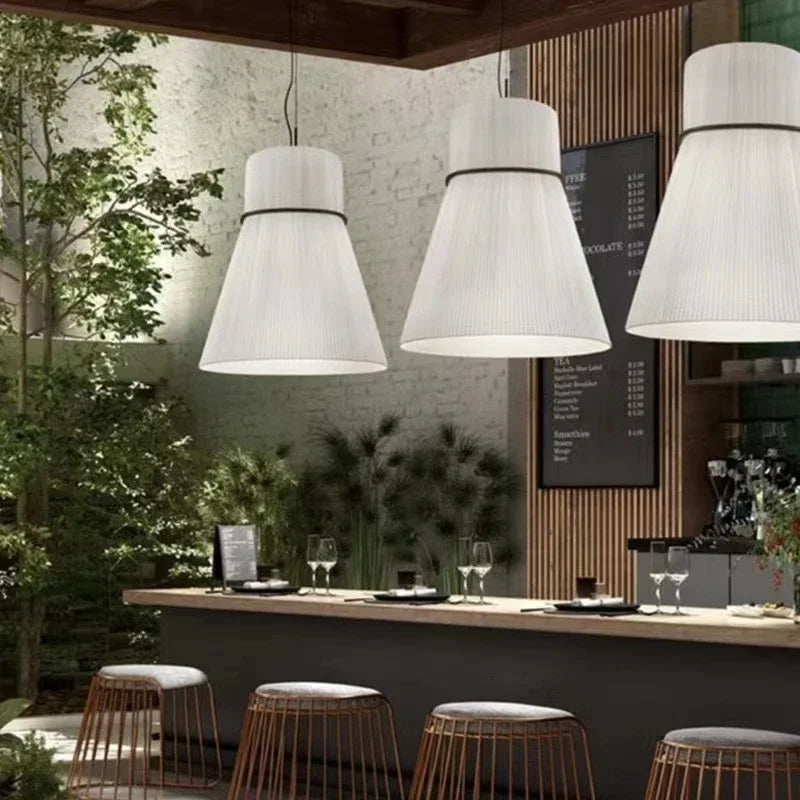 suspension décoration nordique tissu artistique grain vertical moderne