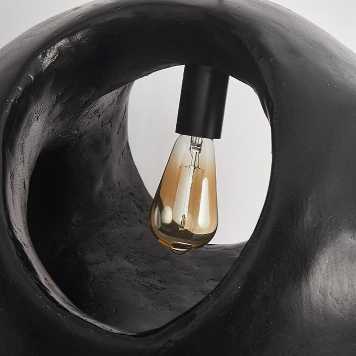 Suspension design ronde noire Aldo