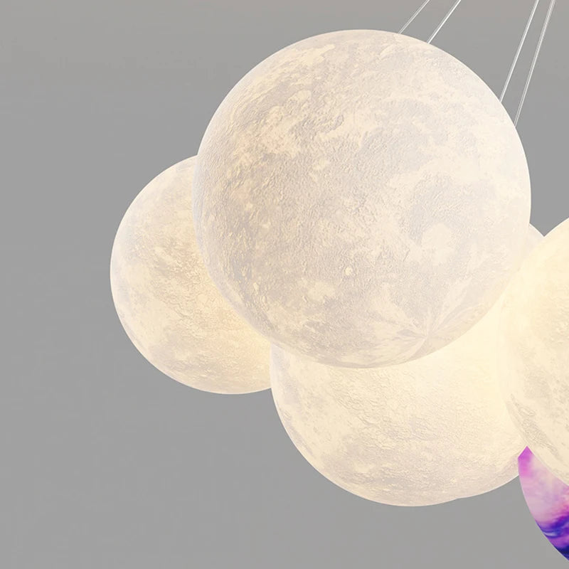 lustre bulle lumière pour salon chambre suspendues