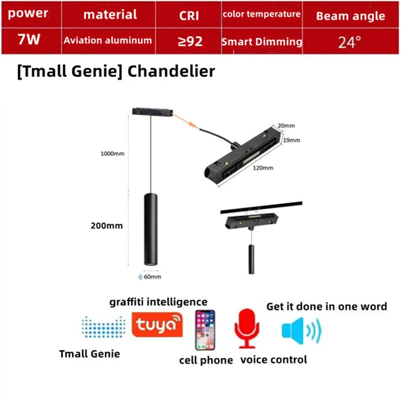 lampe intelligente à commande vocale avec éclairage intégré