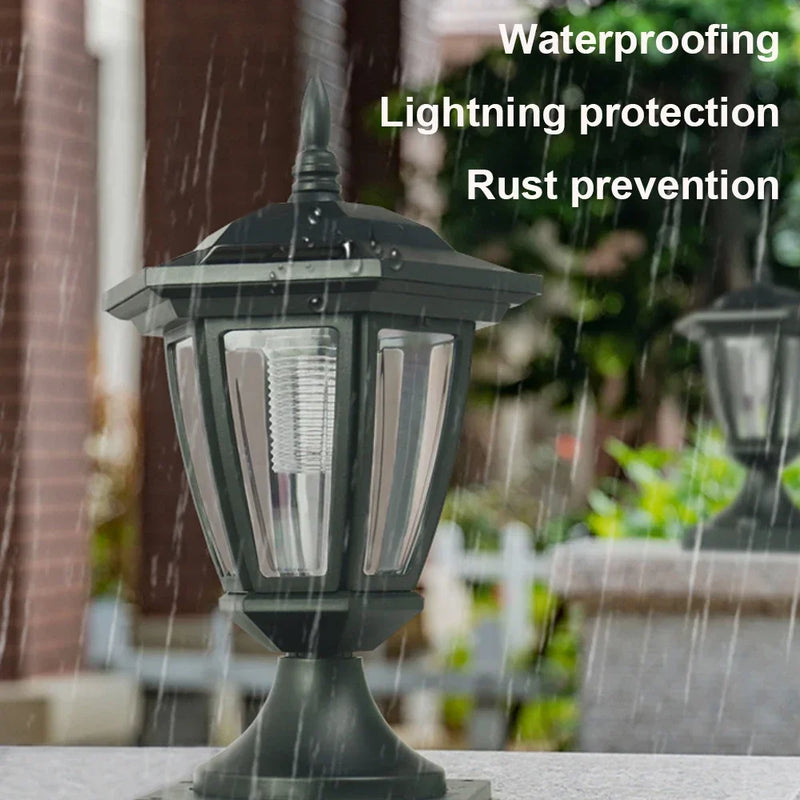 lampe solaire extérieure pour décoration de jardin et clôture