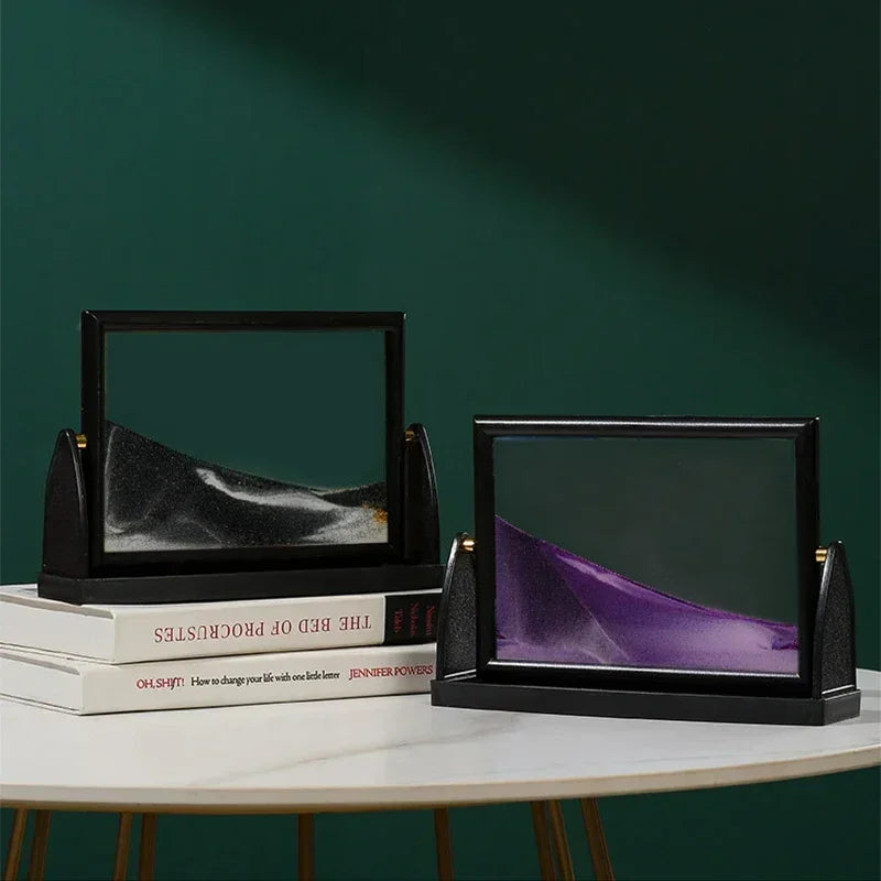 peinture artistique en mouvement sur sable créatif décoratif