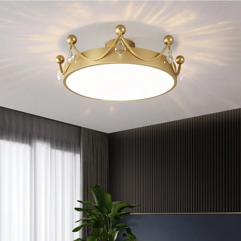 plafonnier minimaliste en cristal design scandinave luxe