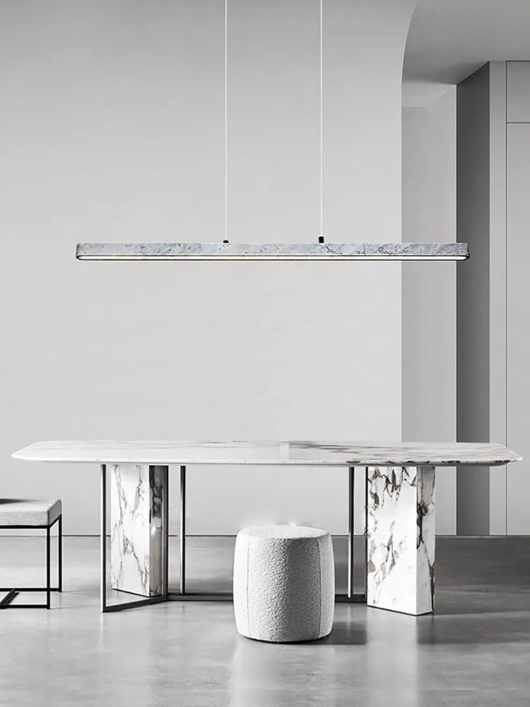 lustre en marbre massif led avec intensité variable