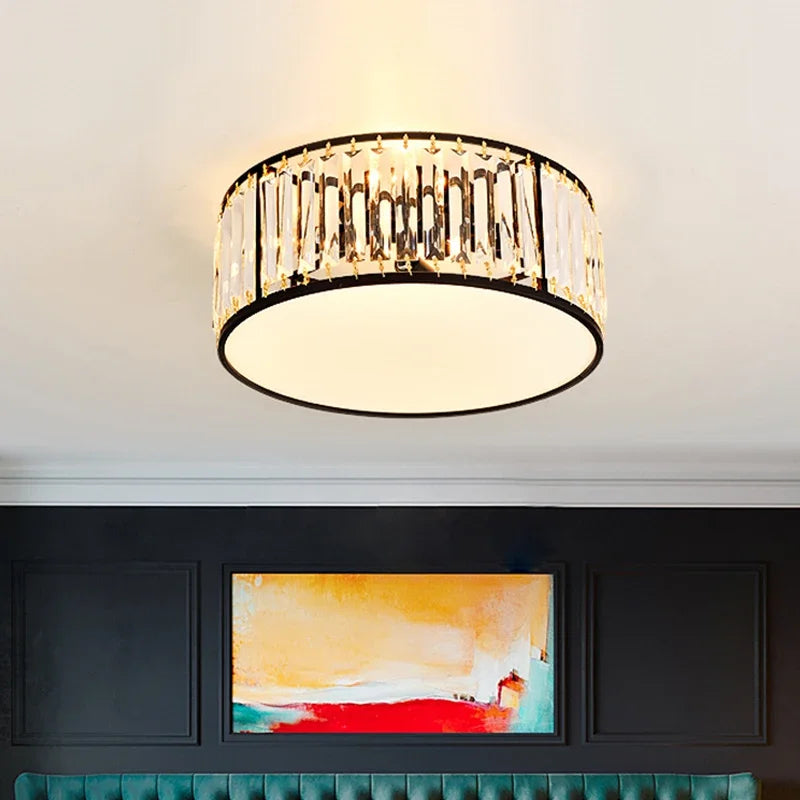 plafonnier led en cristal décoration intérieure moderne pour votre espace