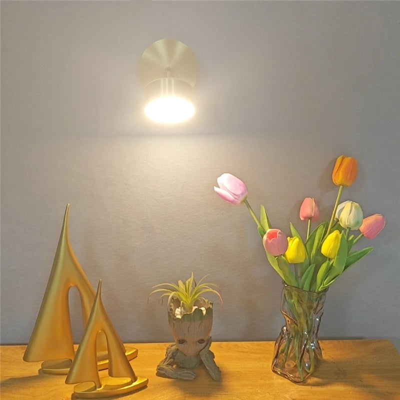 applique murale led réglable moderne en fer d'art décoratif