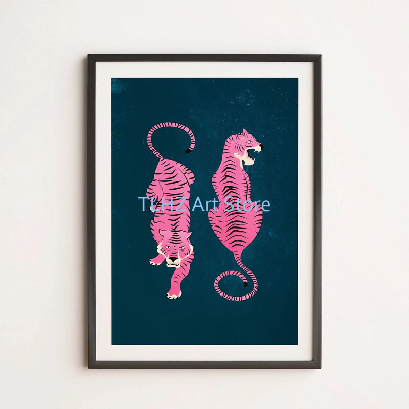 affiches et toiles avec citations rétro de fleurs et chiens